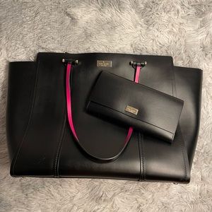 Kate Spade Annelle Arbour Hill Tote/ matching wallet